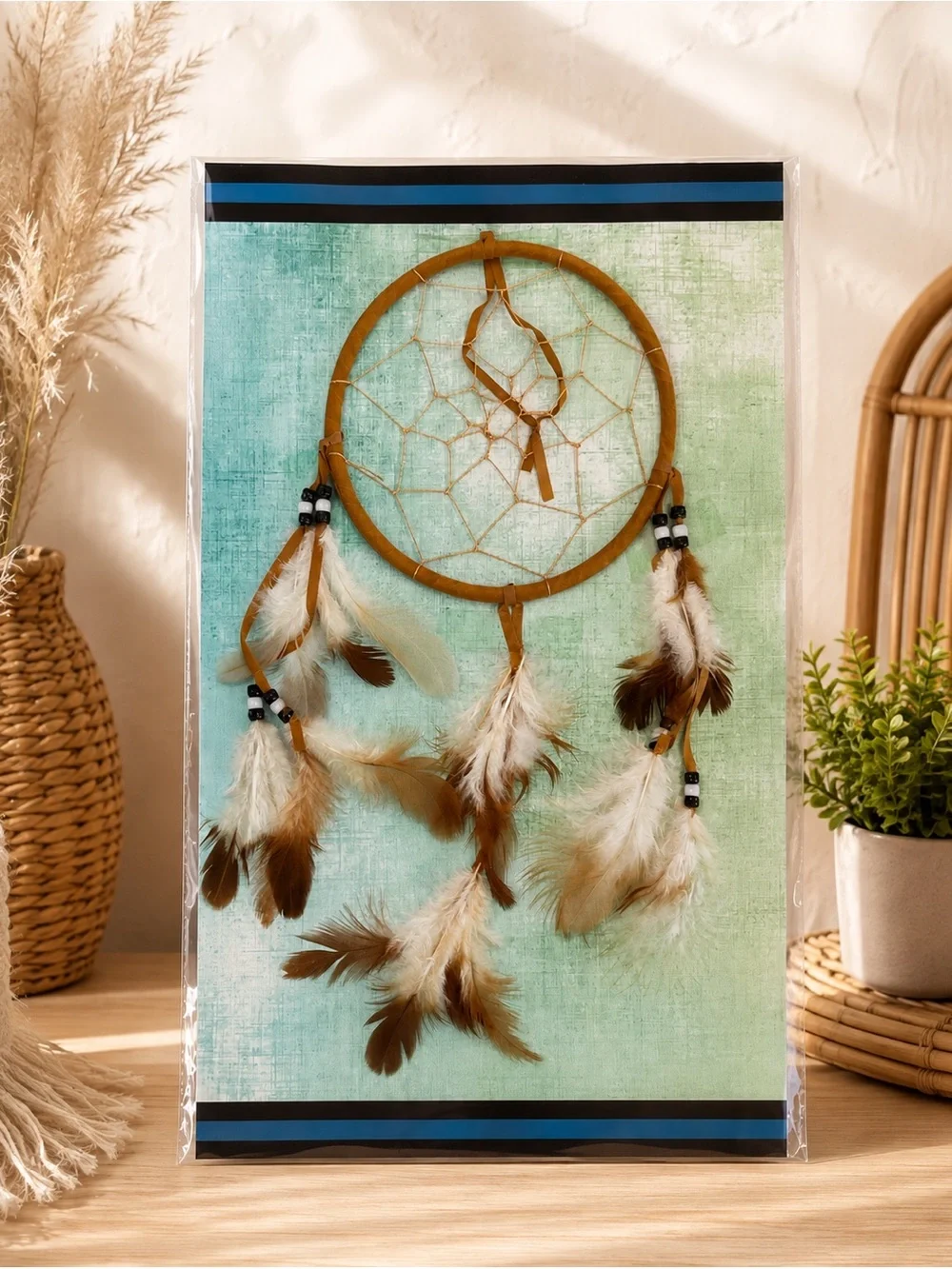 NWT Authentic Lakota Sioux Dream Catcher 5” Handmade St. Joseph’s Indian School